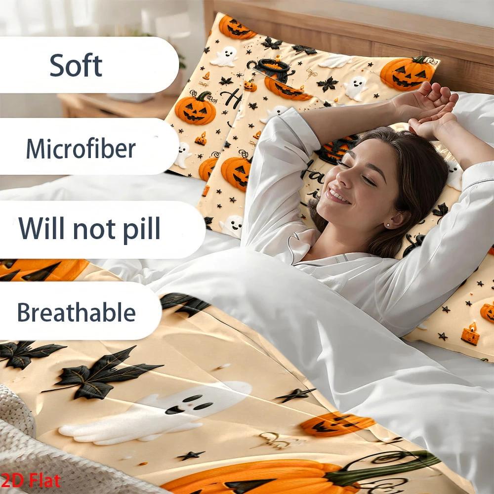 Duvet Cover Sets With Zipper - Yumuşak Yorgan Kılıfı Seti, 1 Yorgan