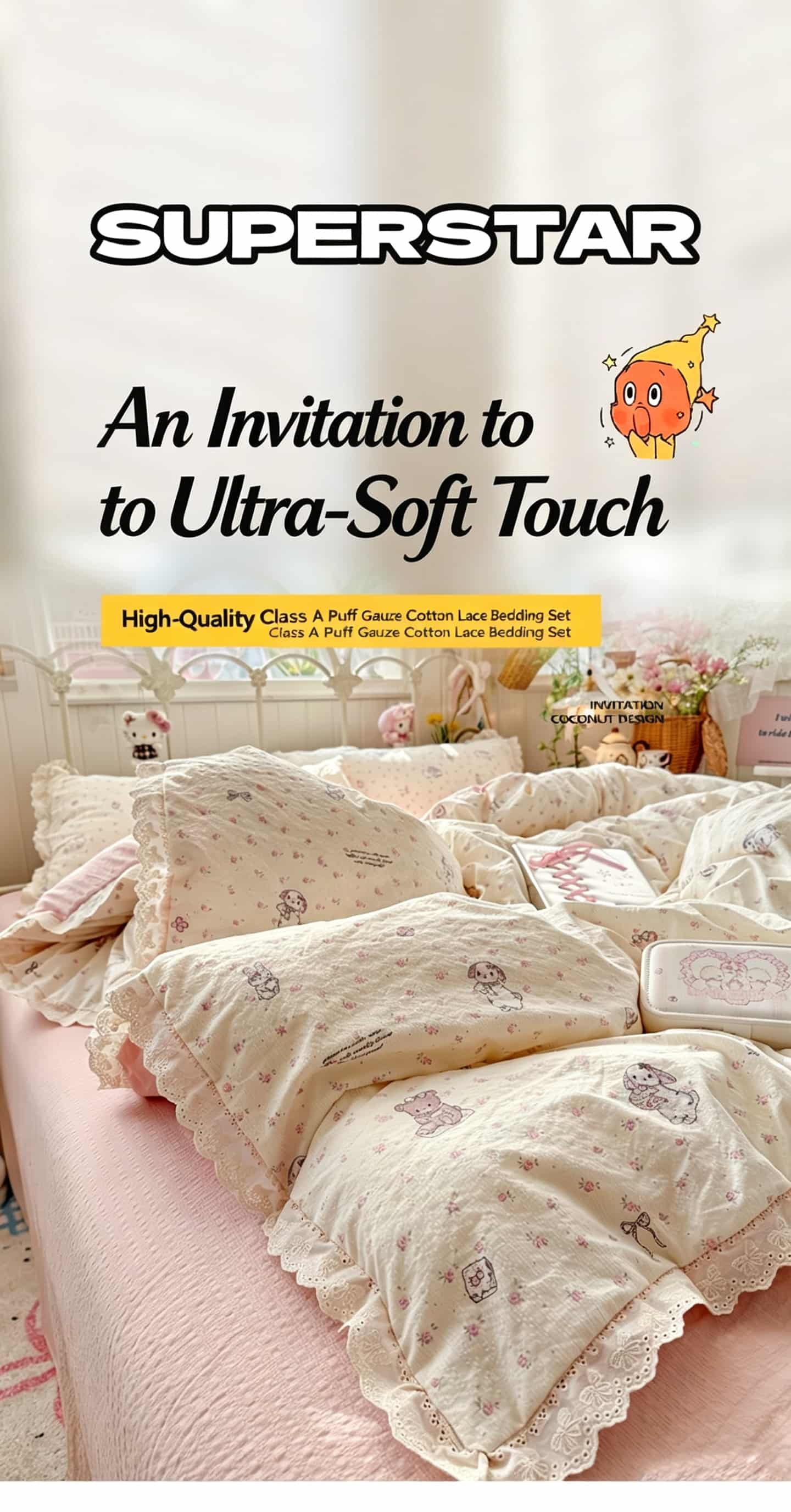 Estetik Cottagecore Yatak Takı - Aesthetic Floral Duvet Cover incelemesi ve fiyatı