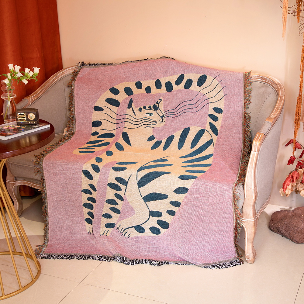 Tekstil şehir Ins pembe kız ke - Boho Throw Blanket Fringe incelemesi ve fiyatı