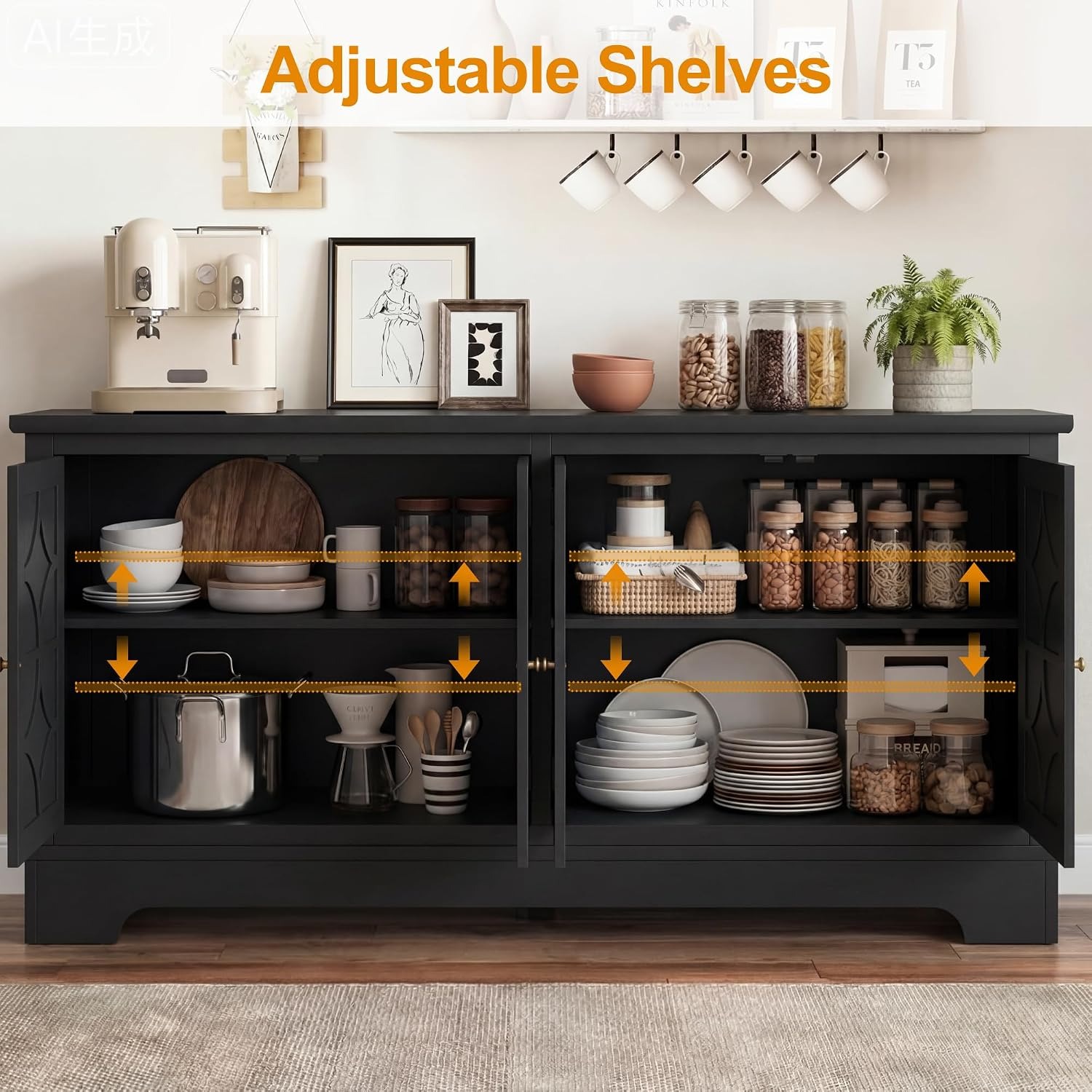 Depolama Alanlı Büfe Dolabı, 5 - Kitchen incelemesi ve fiyatı