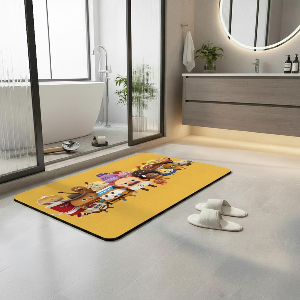 Karikatür B-Bread B-Barbershop - Quick Dry Diatomite Bath Mat incelemesi ve fiyatı