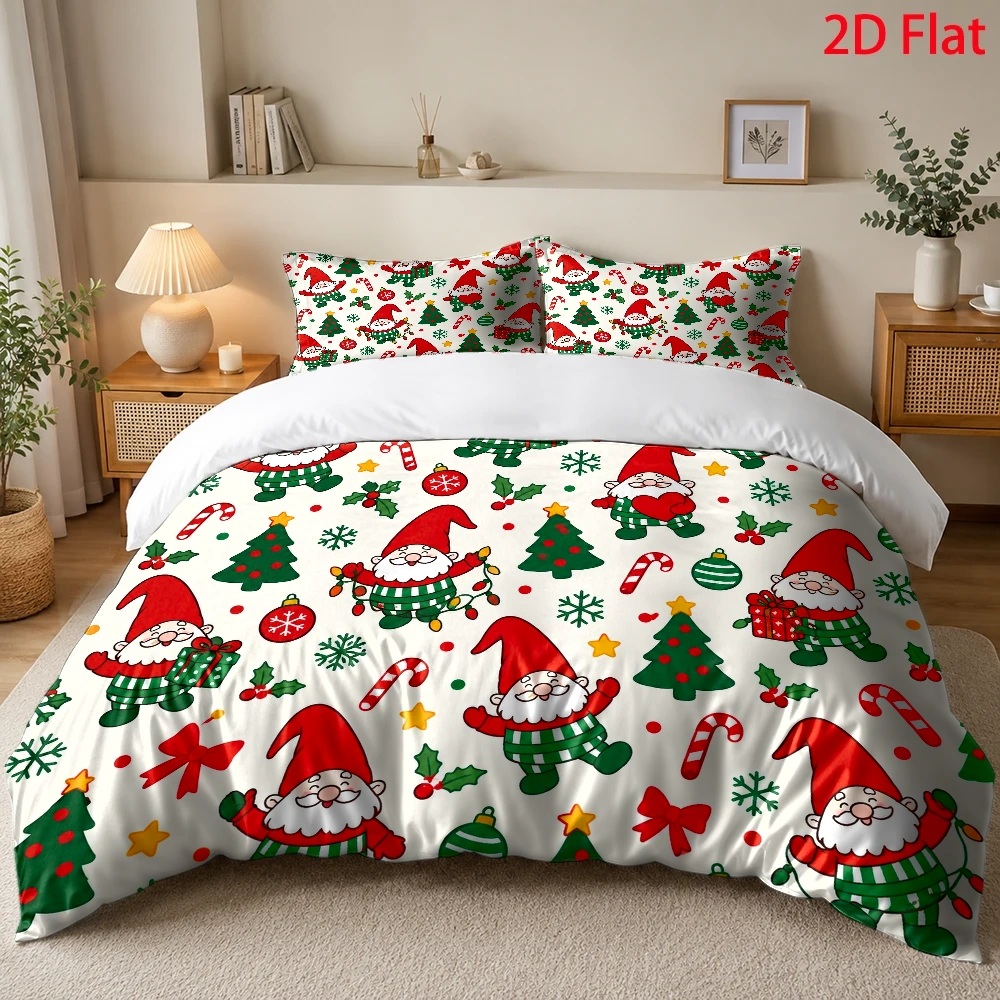Noel Baba Figürlü Noel Ağacı D - Duvet Cover Sets With Zipper incelemesi ve fiyatı