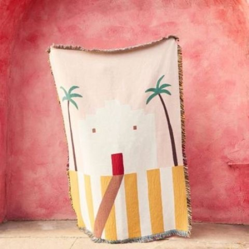 Pastel Pembe Çöl Adobe Örtü Ba - Boho Throw Blanket Fringe incelemesi ve fiyatı