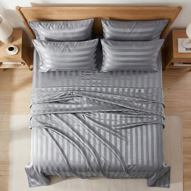 Kırışmaz Çizgili Saten Çarşaf  - Fitted Bed Sheets Deep Pocket incelemesi ve fiyatı