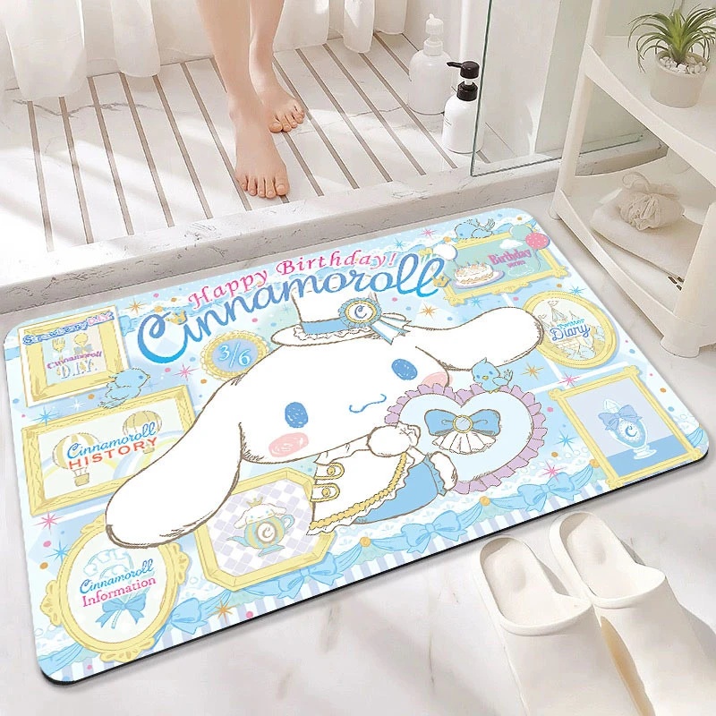 2026 Yeni Kuromi Kesimli Diato - Quick Dry Diatomite Bath Mat incelemesi ve fiyatı